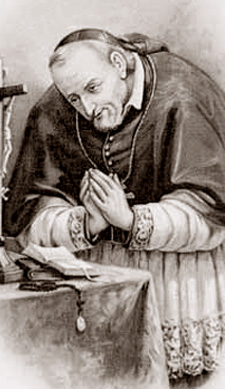 St. Alphonsus Ligouri praying